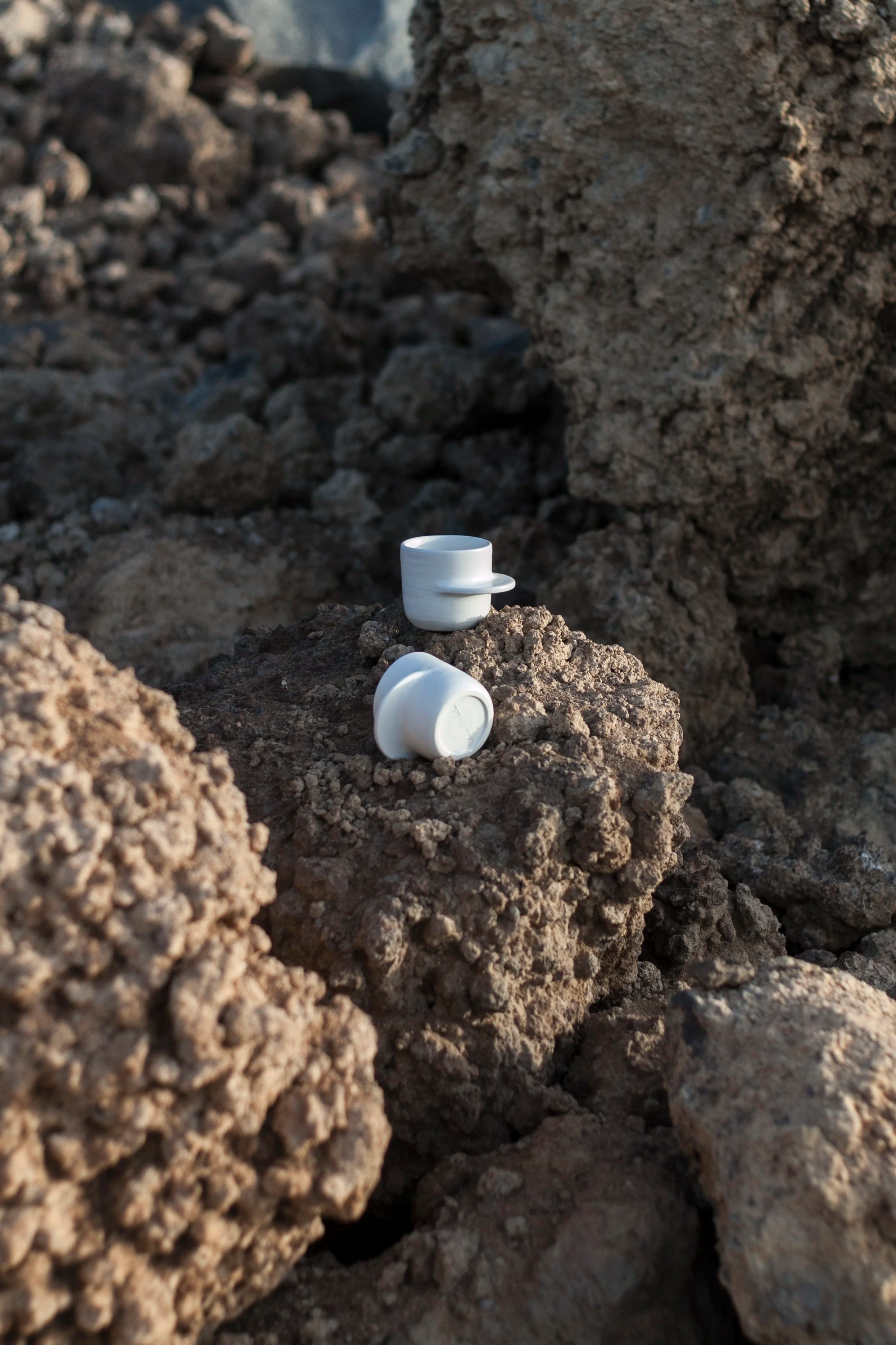 Taza 'ESPRESSO' White · middle handle · by un_______espacio