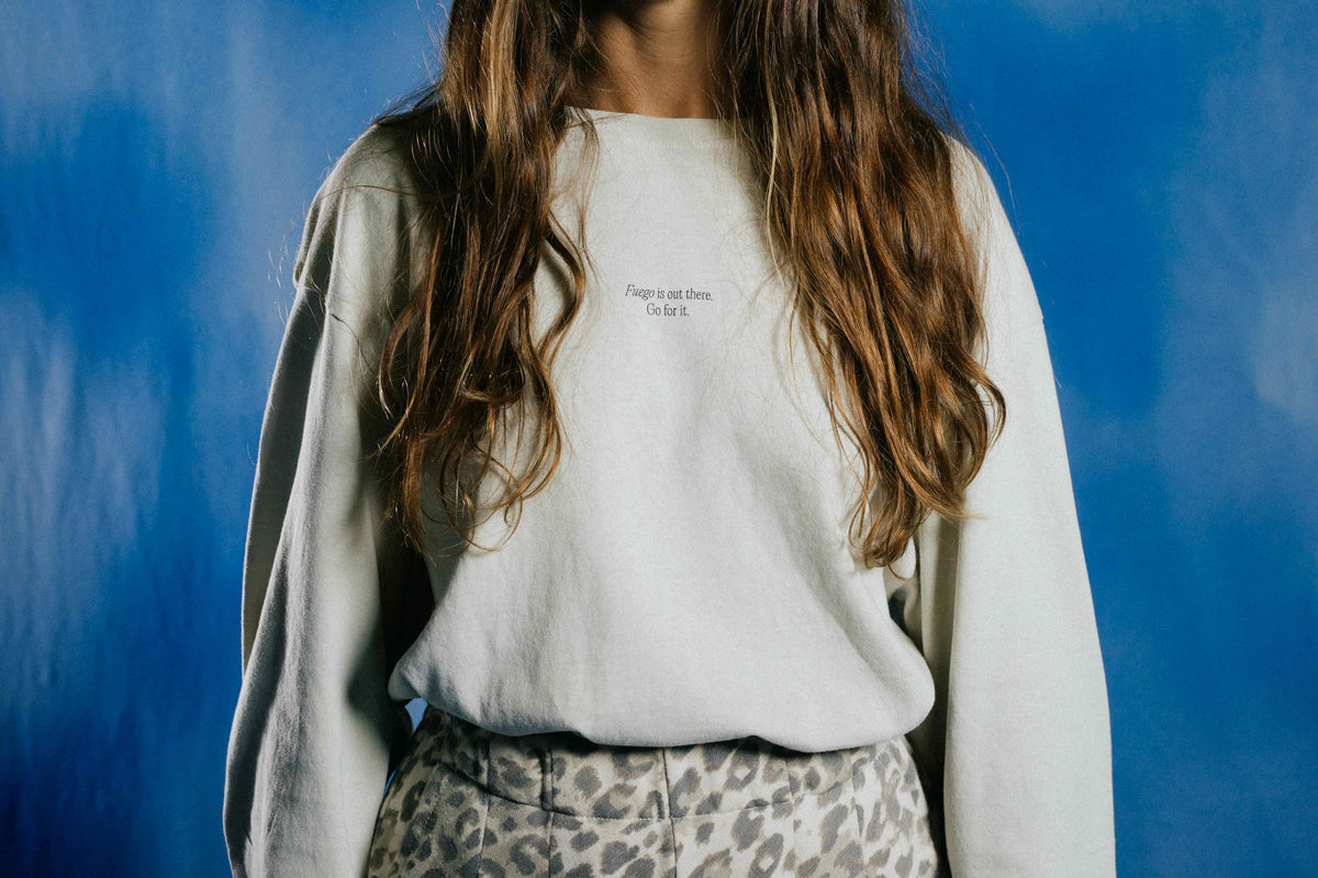 WS Longsleeve Fuego · Bone grey