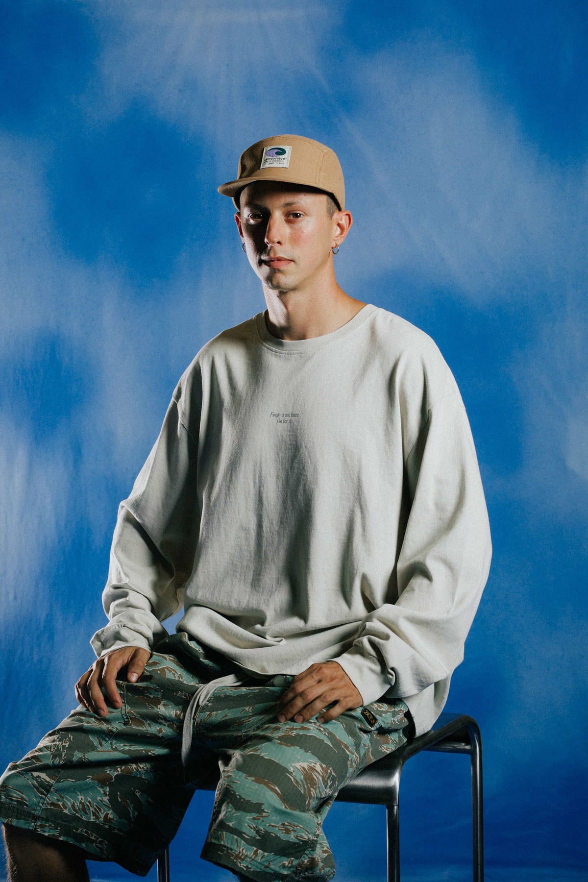 WS Longsleeve Fuego · Bone grey