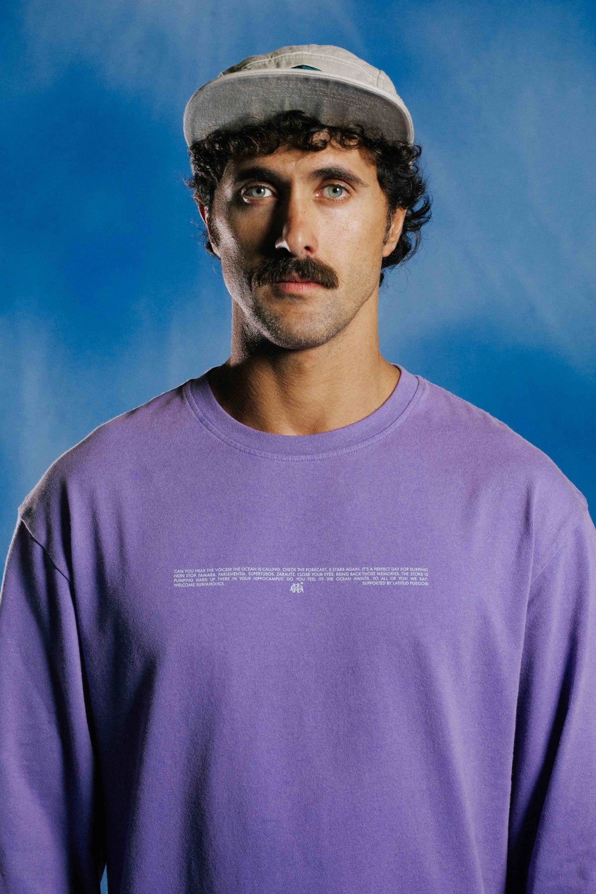 WS Longsleeve Surfaholics · Iris Bloom Fade Out