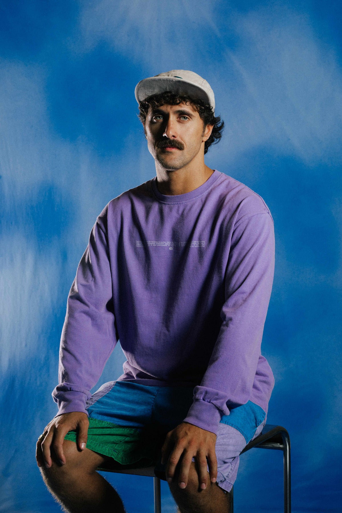 WS Longsleeve Surfaholics · Iris Bloom Fade Out
