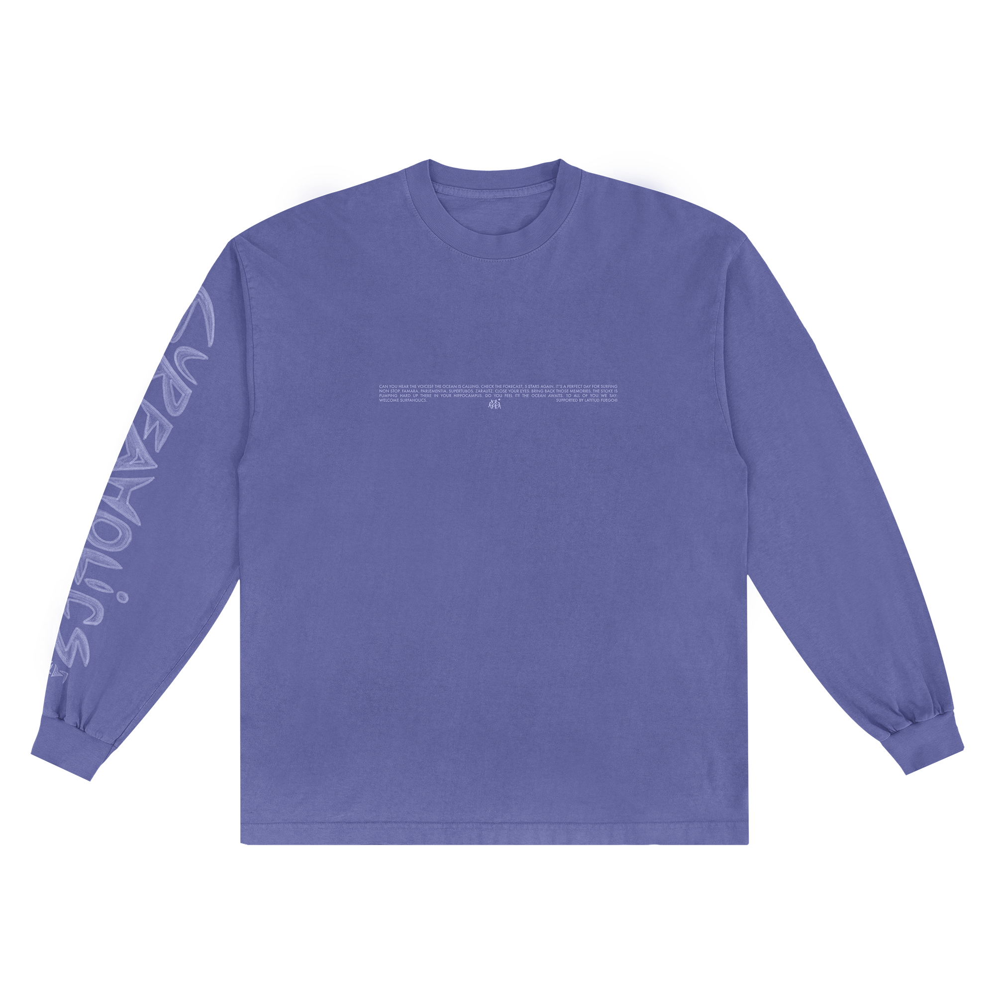 WS Longsleeve Surfaholics · Iris Bloom Fade Out