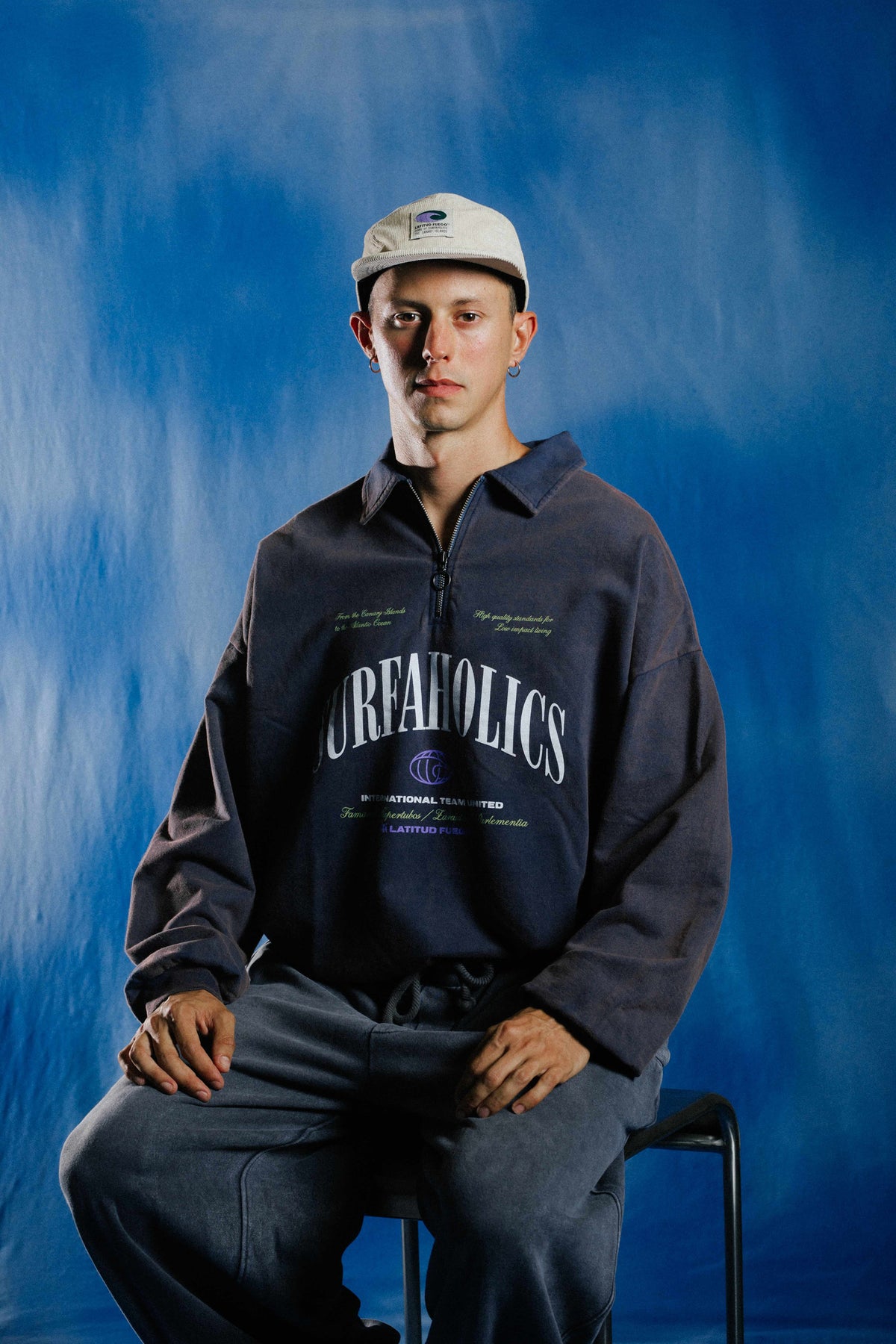 WS Polo Fleece Sweater · Faded Navy