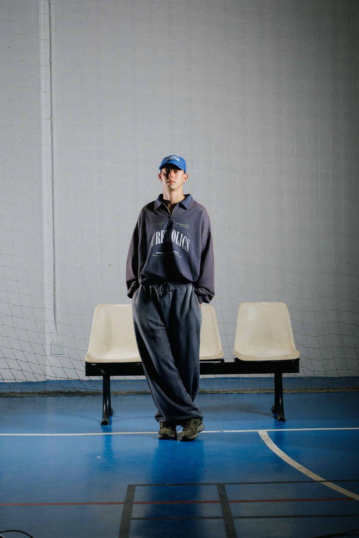 WS Polo Fleece Sweater · Faded Navy