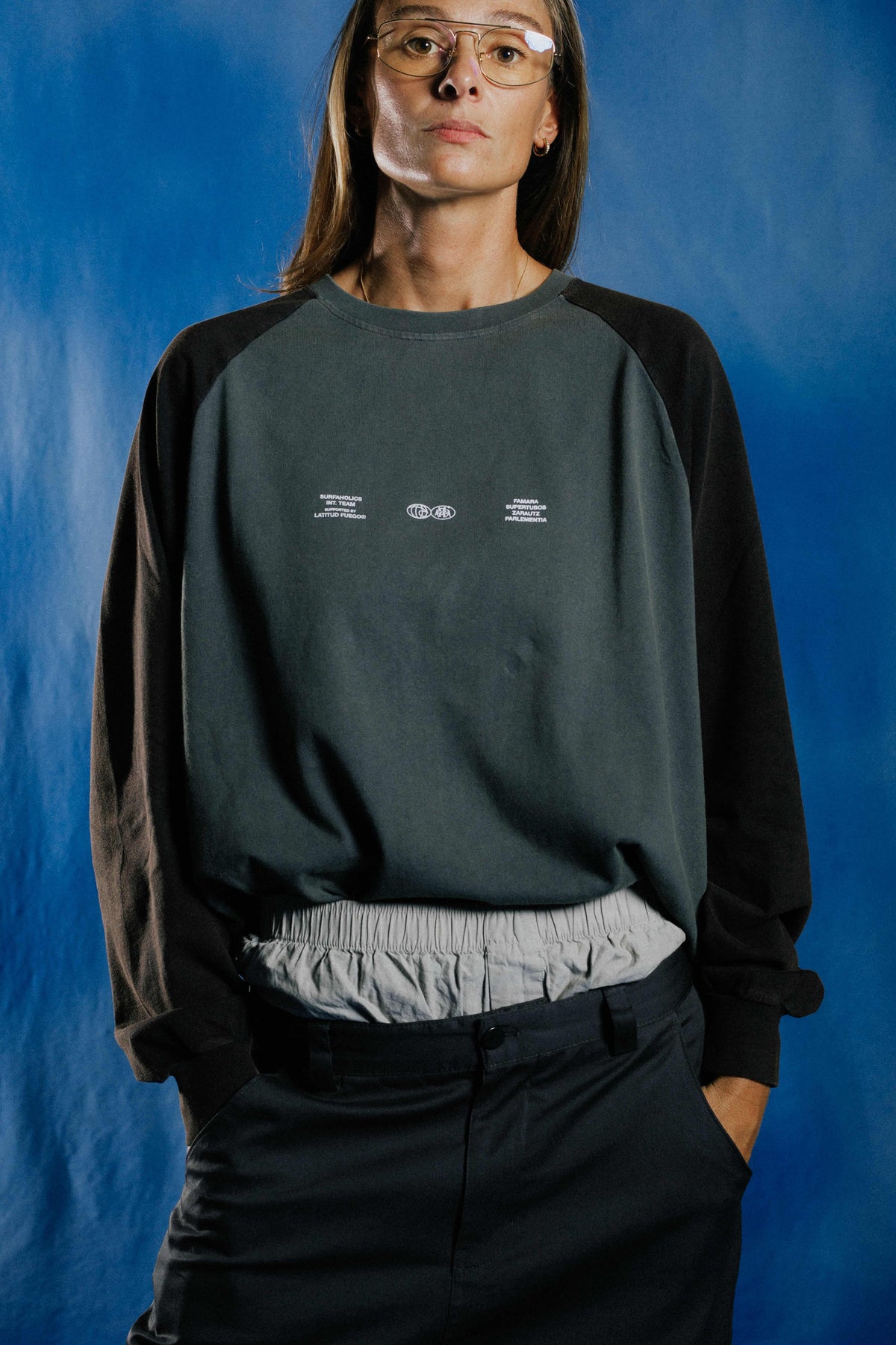 WS Ranglan Longsleeve · Black / Grey