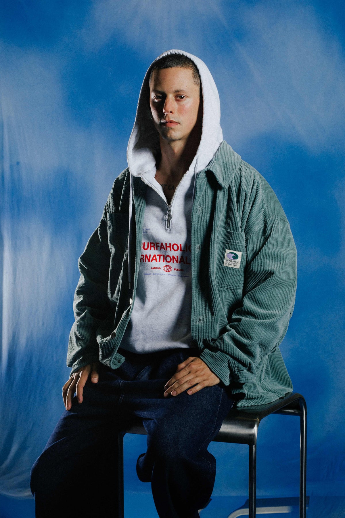 WS Corduroy Jacket · Faded Water Green