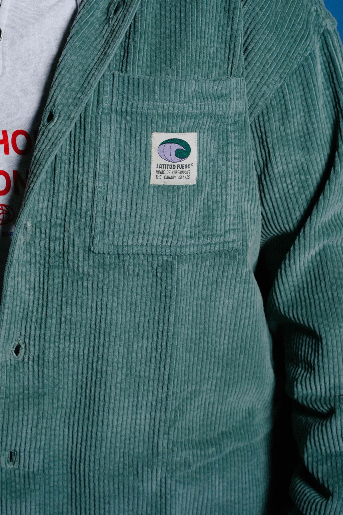 WS Corduroy Jacket · Faded Water Green
