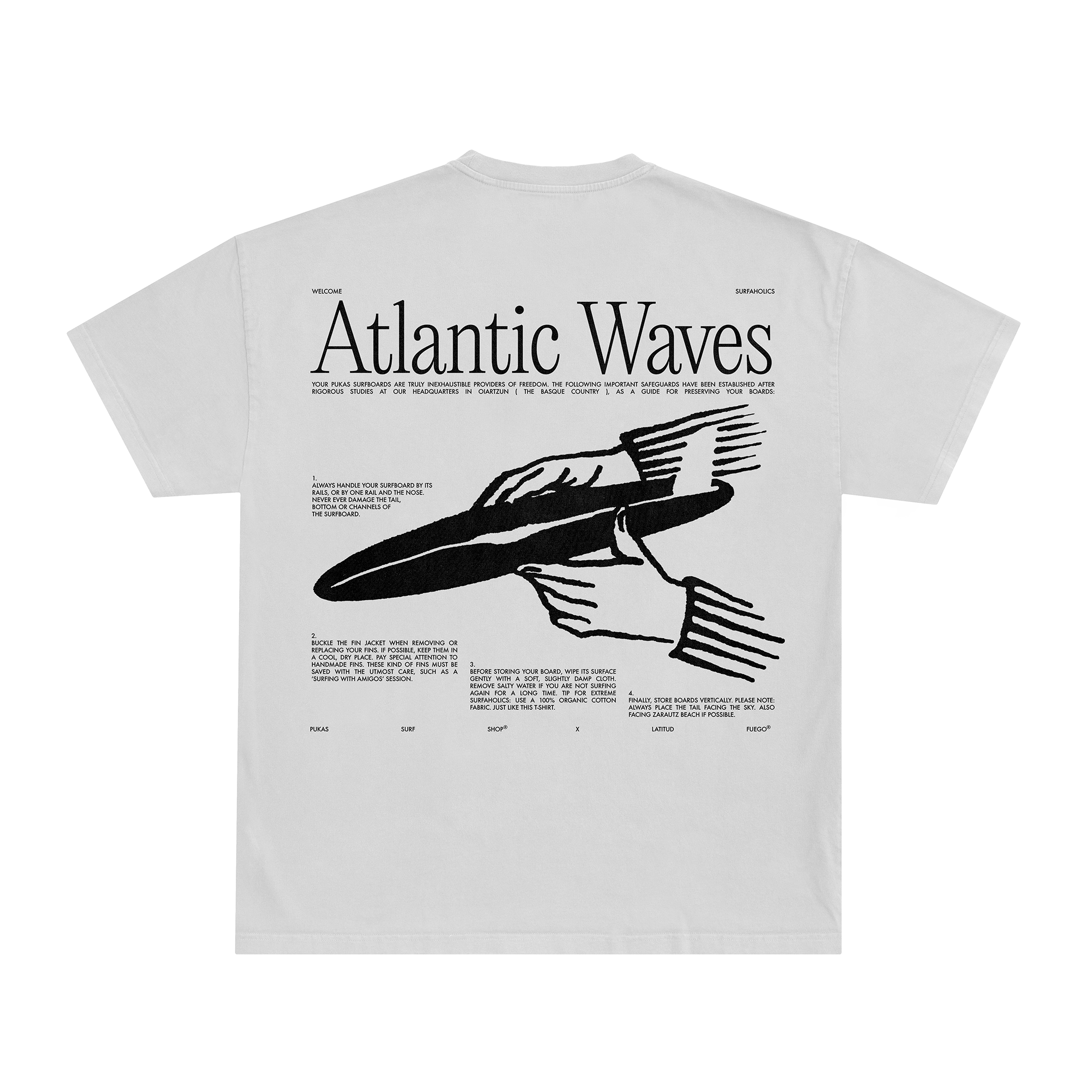 WS Atlantic Waves PUKAS T-Shirt · White